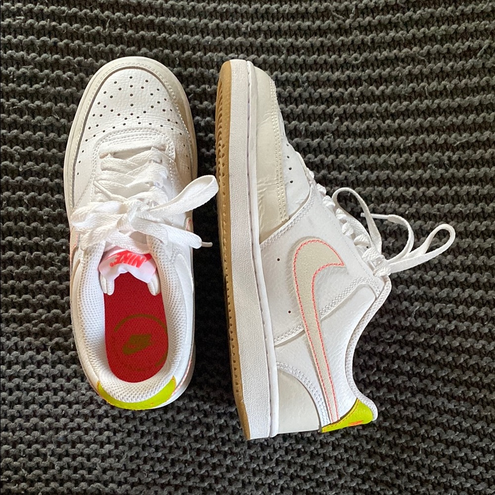 Nike Court Vision with Neon Accents